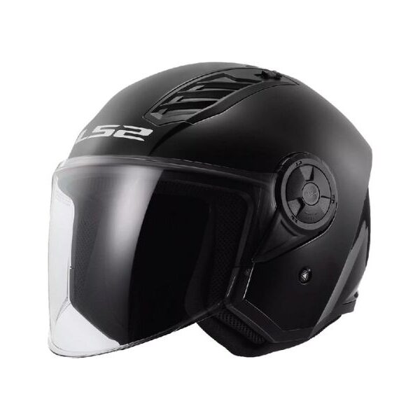 ls2 kaciga gloss black