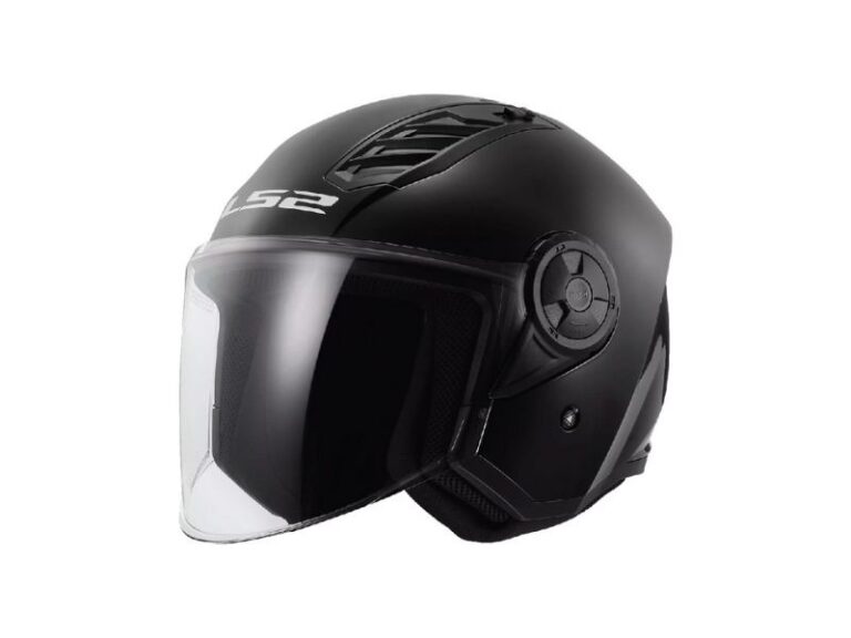 ls2 kaciga gloss black