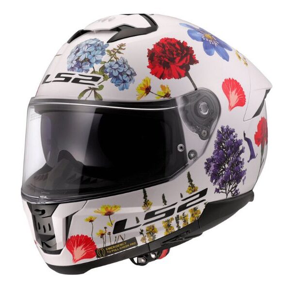 ls2 kaciga stream ii flowers