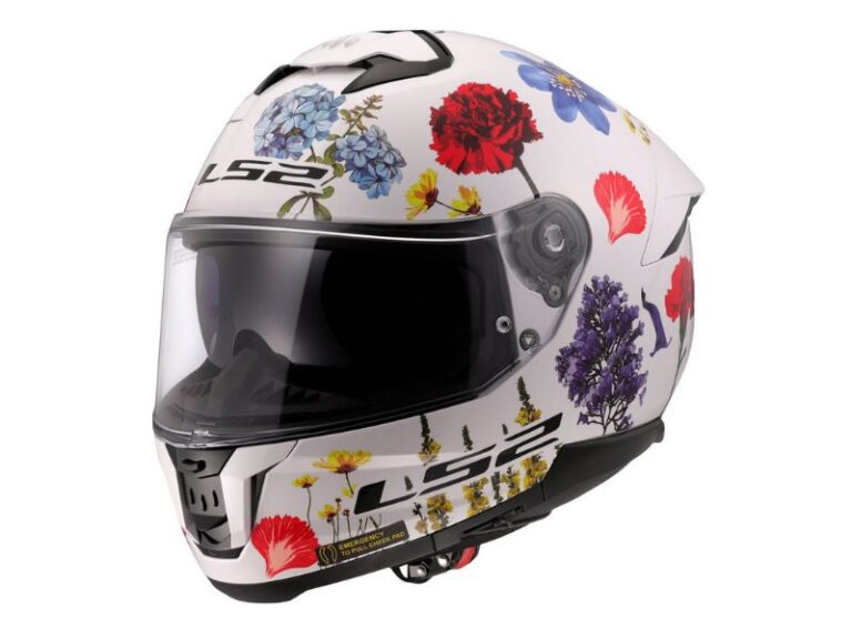 ls2 kaciga stream ii flowers