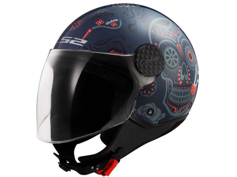 ls2 kaciga maxca orange