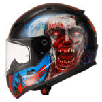 LS2 Kaciga Rapid II Zombie Red - Image 2