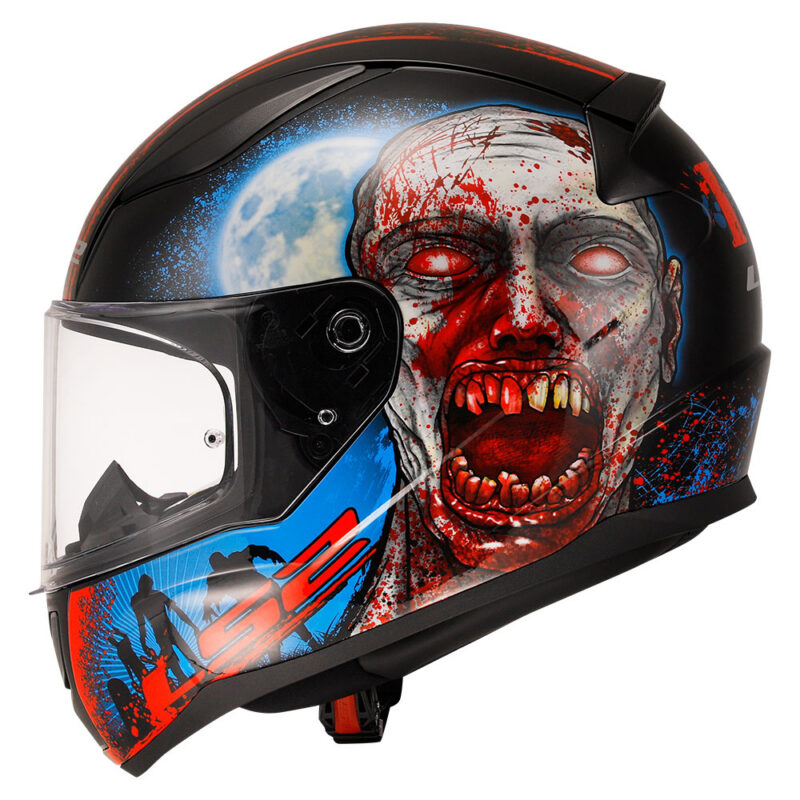 LS2 Kaciga Rapid II Zombie Red - Image 2