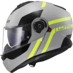 ls2kaciga strobe ii grey yellow